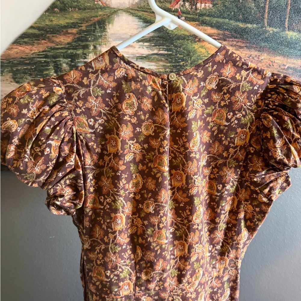 Make Offer • Doen Rhodia Autumn Floral Dress - Picture 6 of 6